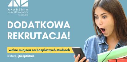 Dodatkowa rekrutacja wystartowała. Wybierz kierunek dla siebie i ZOSTAŃ KIMŚ z ANS w Elblągu!