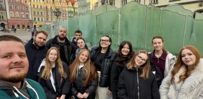Studenci SKN &bdquo;Sanitas&rdquo; uczestniczyli w wyjeździe naukowo-integracyjnym do Wrocławia