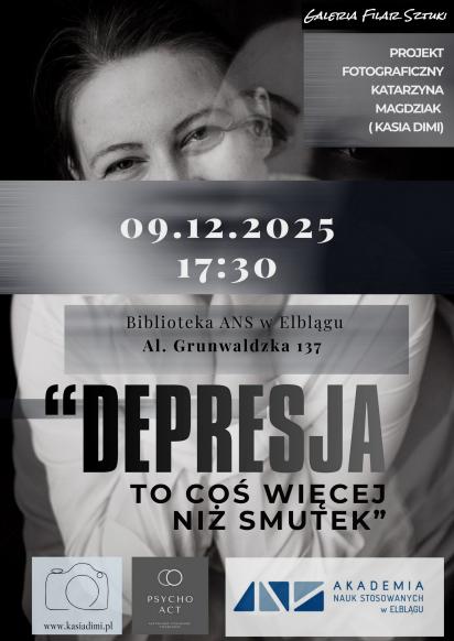 "Depresja to coś więcej niż smutek" - projekt fotograficzny
