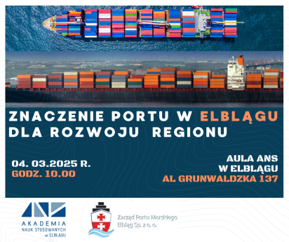 Seminarium: Znaczenie portu w Elblągu dla rozwoju regionu