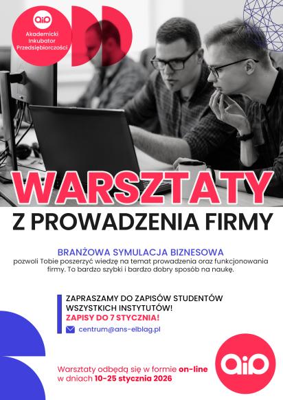 Warsztaty z prowadzenia firmy