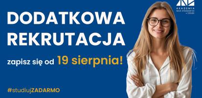 19 sierpnia startuje dodatkowa rekrutacja na studia w ANS w Elblągu!