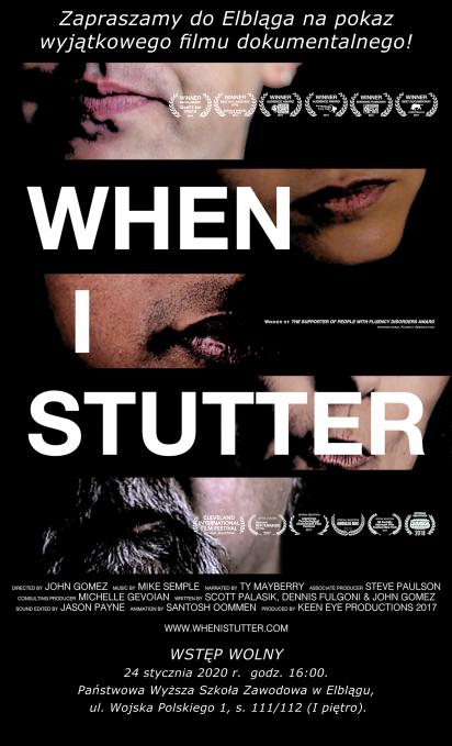 Pokaz filmu "When I Stutter"
